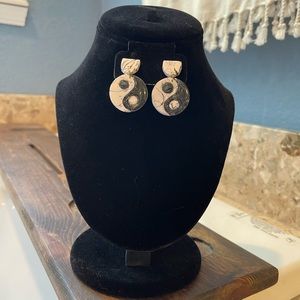 Clay Yin Yang Earrings